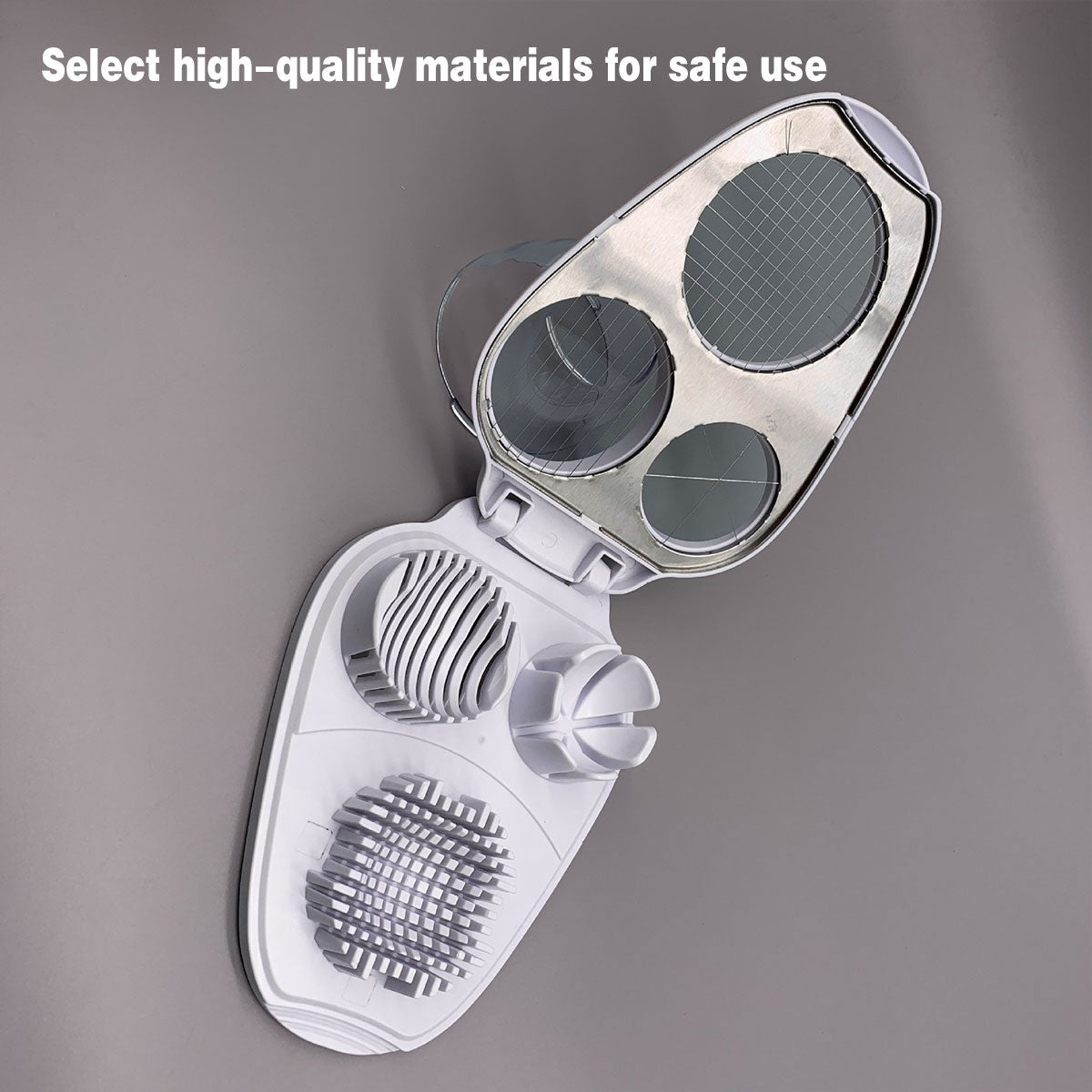 Multifunctional Egg Slicer with 3 Cutting Styles – Product View 13
