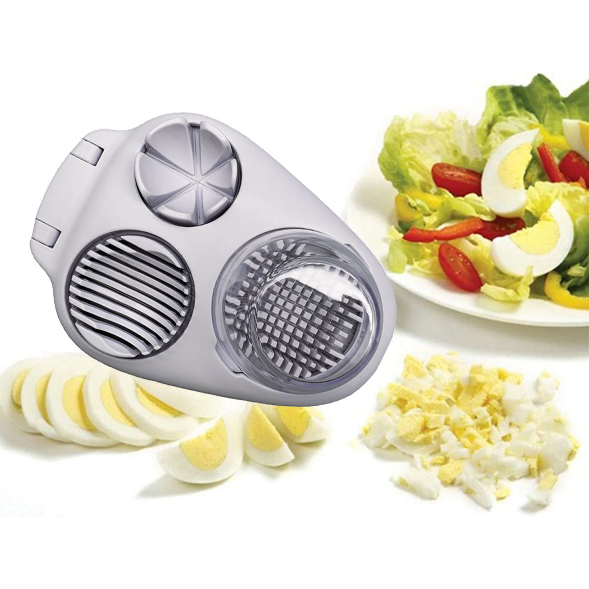 Multifunctional Egg Slicer with 3 Cutting Styles – Product View 11