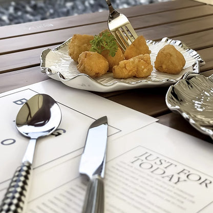 3PCS Stainless Steel Ceramic Handle Cutlery Set with Gift Box