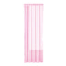 Sheer Curtain Panel with Rod Pocket Header — Pink