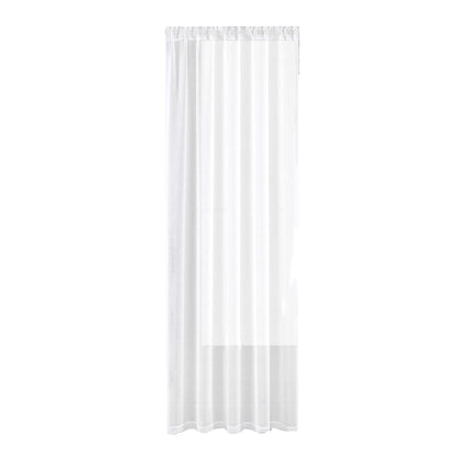 Sheer Voile Curtains Rod Pocket Window Panel for Bedroom 140cm x 230cm Drapes