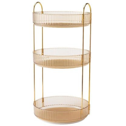 Rotating Cosmetic Organiser Home Storage Shelf Box for Makeup and Beauty Product