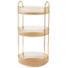 Cosmetic Storage Organiser with Rotating Base — Amber