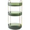 Cosmetic Storage Organiser with Rotating Base — Green