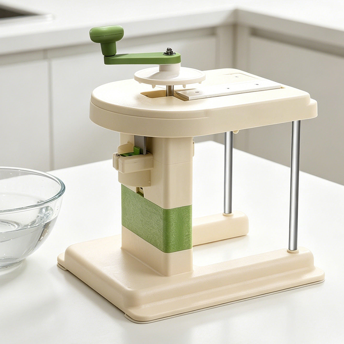 Hand Crank Vegetable Cutter for Kitchen Prep – Product View 11