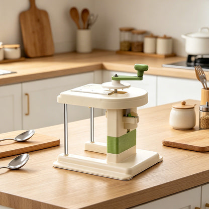 Hand Crank Vegetable Cutter for Kitchen Prep – Product View 12
