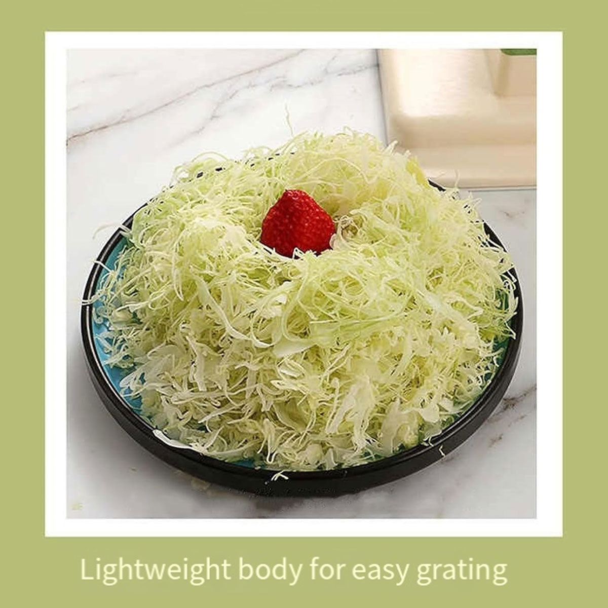 Hand Crank Vegetable Cutter for Kitchen Prep – Product View 4