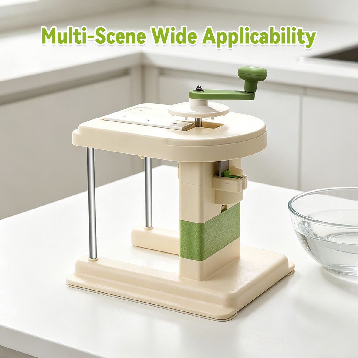 Hand Crank Vegetable Cutter for Kitchen Prep – Product View 9