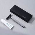 Custom branding reference – Jiangxin Series – Shaving kit. Final design subject to quotation.