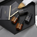 Custom branding reference – Jinzun Series – Shampoo, Shower Gel. Final design subject to quotation.