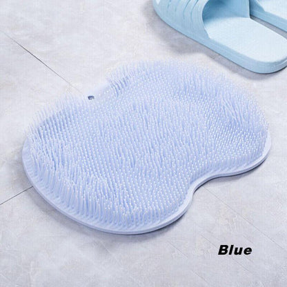 TPR Shower Foot Scrubber Exfoliating Massage Pad 30x23cm