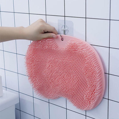TPR Shower Foot Scrubber Exfoliating Massage Pad 30x23cm