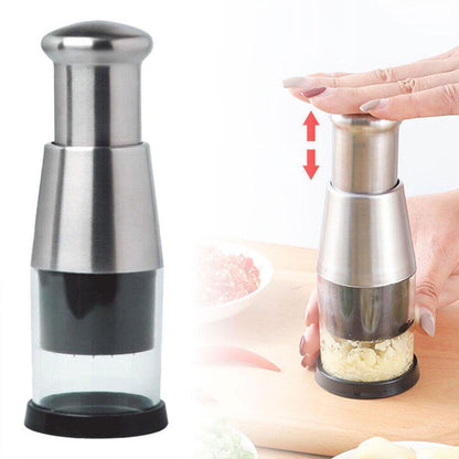 Stainless Steel Garlic Press for Kitchen Prep – Product View 9