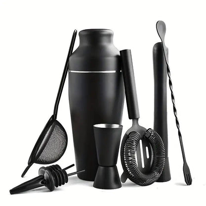8 Pcs Cocktail Shaker Set with 700ml Shaker – Product View 12