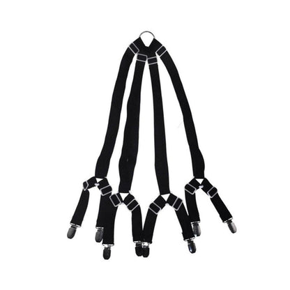 Bed Sheet Fastener with 4 Adjustable Clips