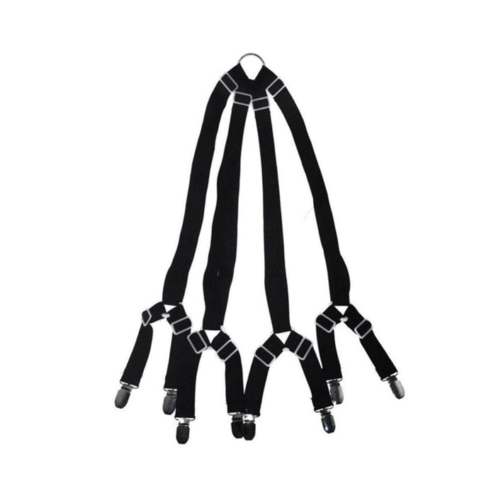 Bed Sheet Fastener with 4 Adjustable Clips