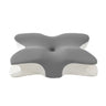 Butterfly Memory Foam Pillow with Contour — Light Grey
