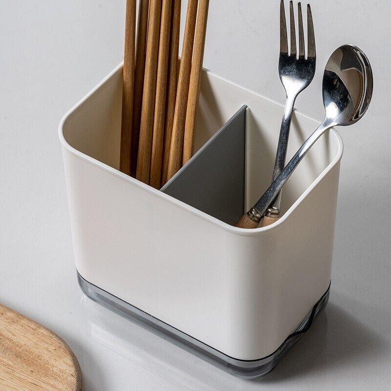 Multifunctional Cutlery Drainer Basket Storage Holder Box