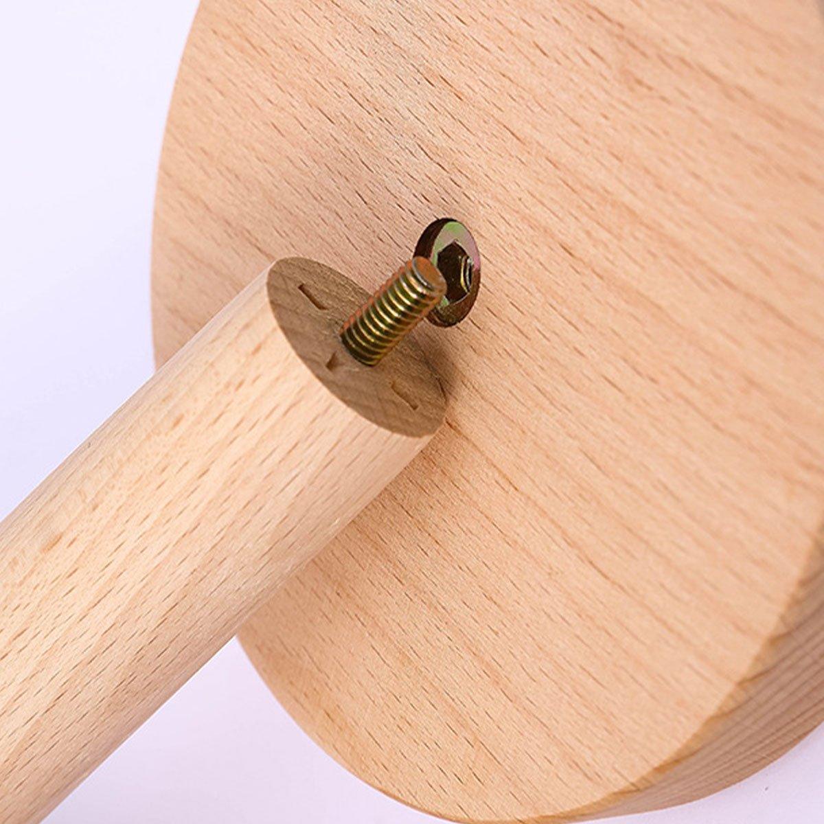 Beech Wood Paper Roll Holder for Countertop – Product View 8