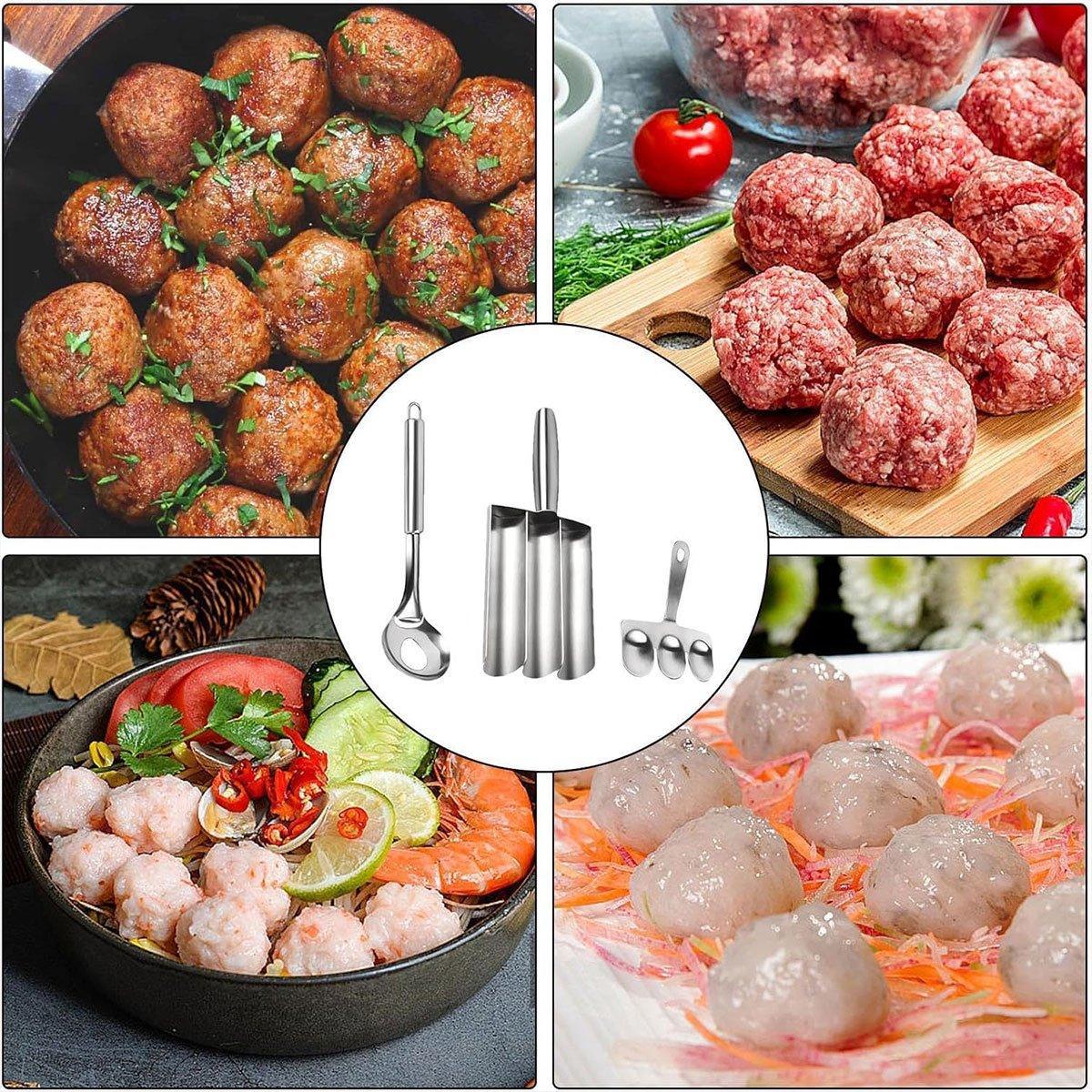 3 Pcs Stainless Steel Meatball Maker Set – Product View 12