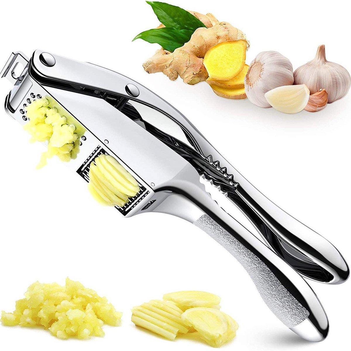 Aluminium Alloy Garlic Press with Dual Function – Product View 12