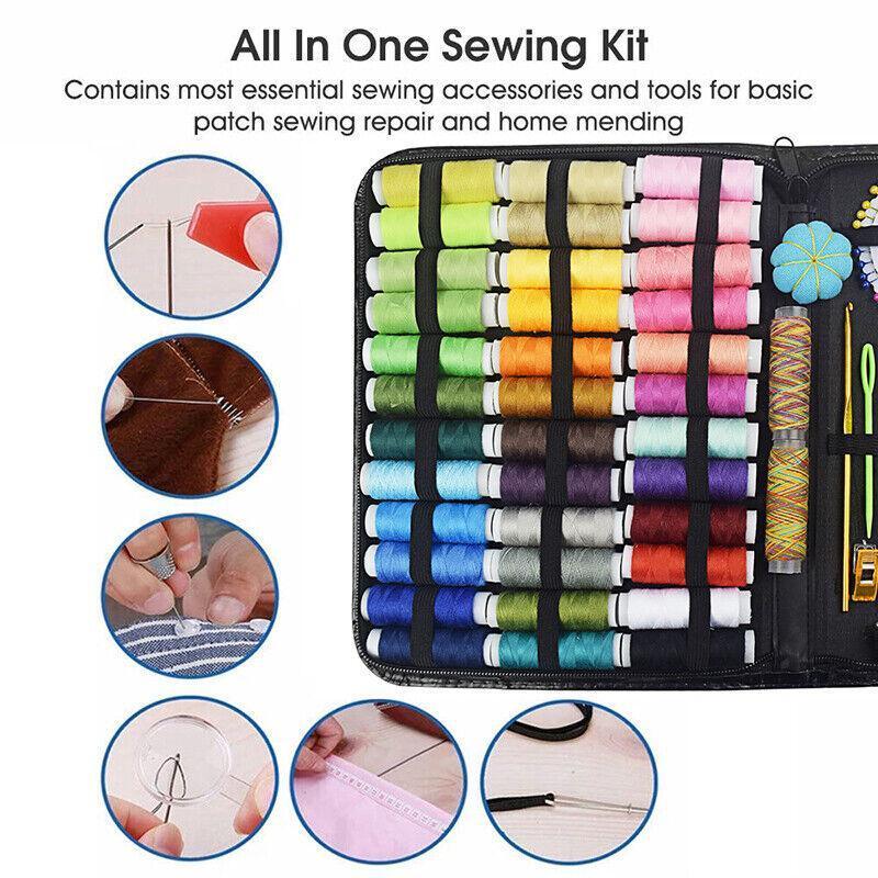183 Pcs Portable Sewing Kit for Guest Room Repairs – Product View 8