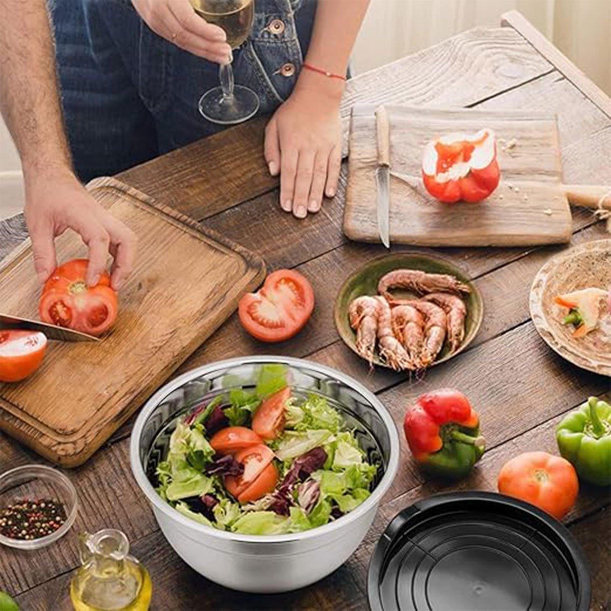 5 Pcs Stainless Steel Mixing Bowl Set for Kitchens – Product View 11