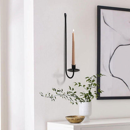 2 Pcs Wall Mounted Iron Holders for Candles – Product View 6