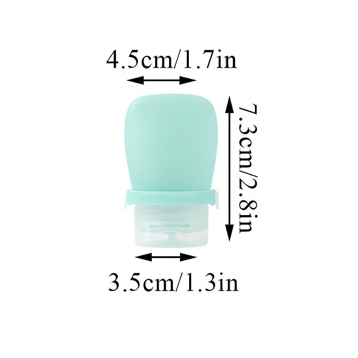 4 Pcs 30 ml Silicone Toiletry Travel Bottle Set – Product View 3