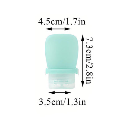 4 Pcs 30 ml Silicone Toiletry Travel Bottle Set – Product View 3