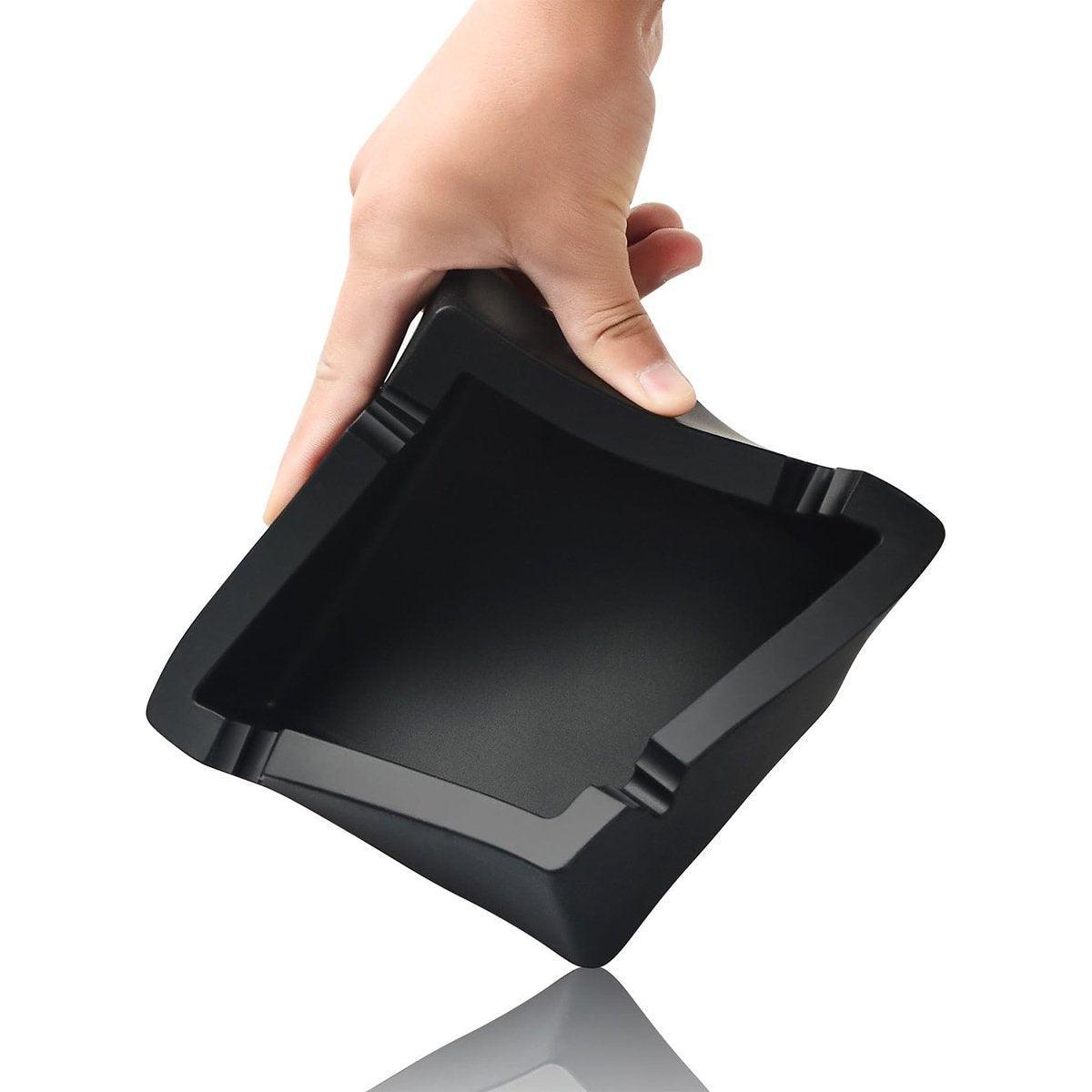 Square Silicone Cigar Ashtray with Large Capacity – Product View 11