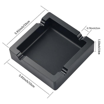 Square Silicone Cigar Ashtray with Large Capacity – Product View 3