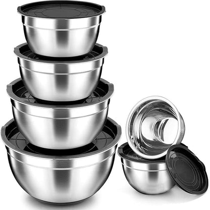 5 Pcs Stainless Steel Mixing Bowl Set for Kitchens – Product View 14