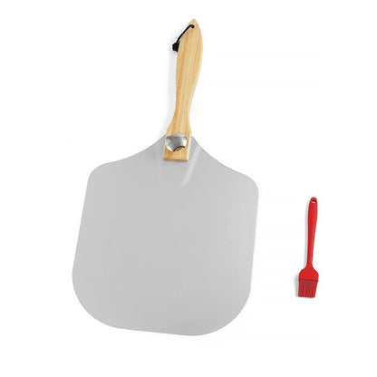 4 Pcs Pizza Tool Set with 12-Inch Aluminium Peel – Product View 14