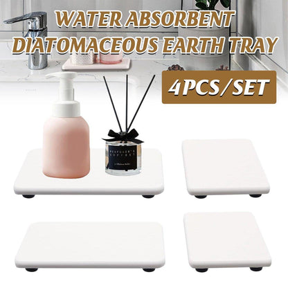 4 Pcs Diatomite Trays for Bathroom Counters – Product View 15