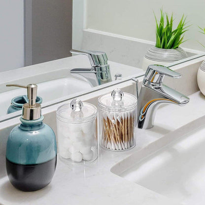 4 Pcs Clear Cotton Pad and Swab Storage Box Set – Product View 7