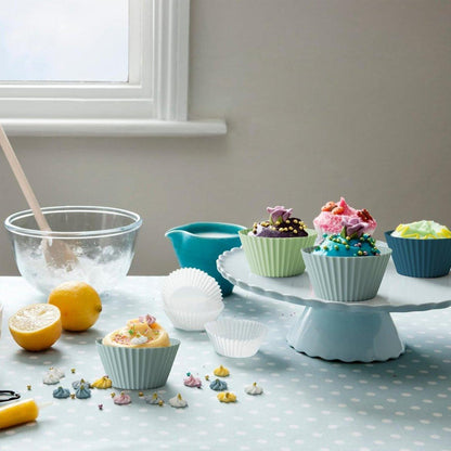 12 Pcs Reusable Silicone Muffin Cups for Baking – Product View 10