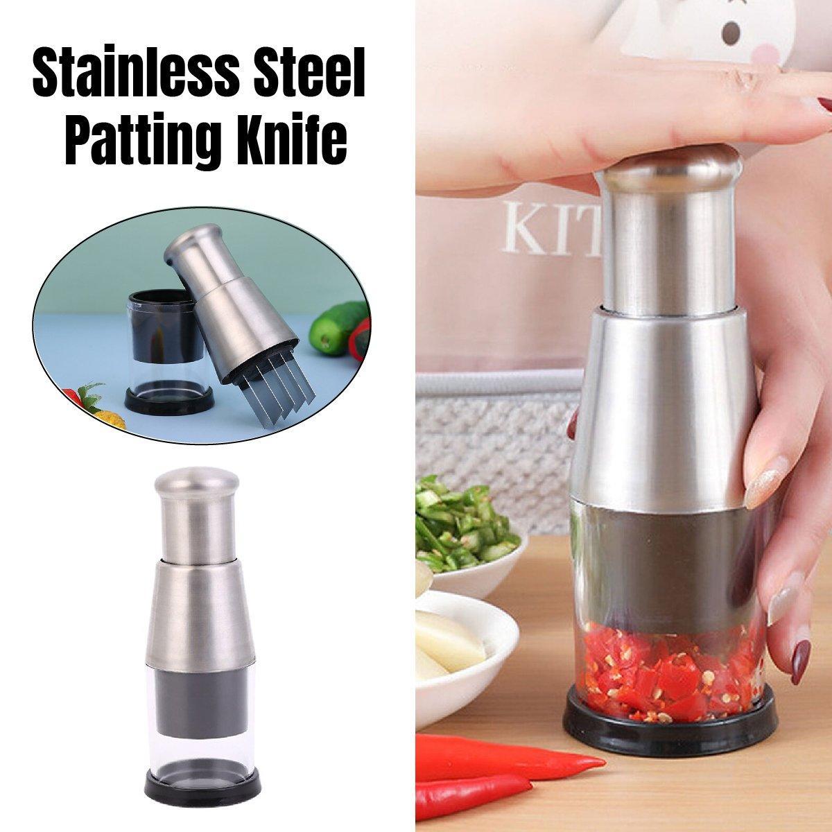 Stainless Steel Garlic Press for Kitchen Prep – Product View 15