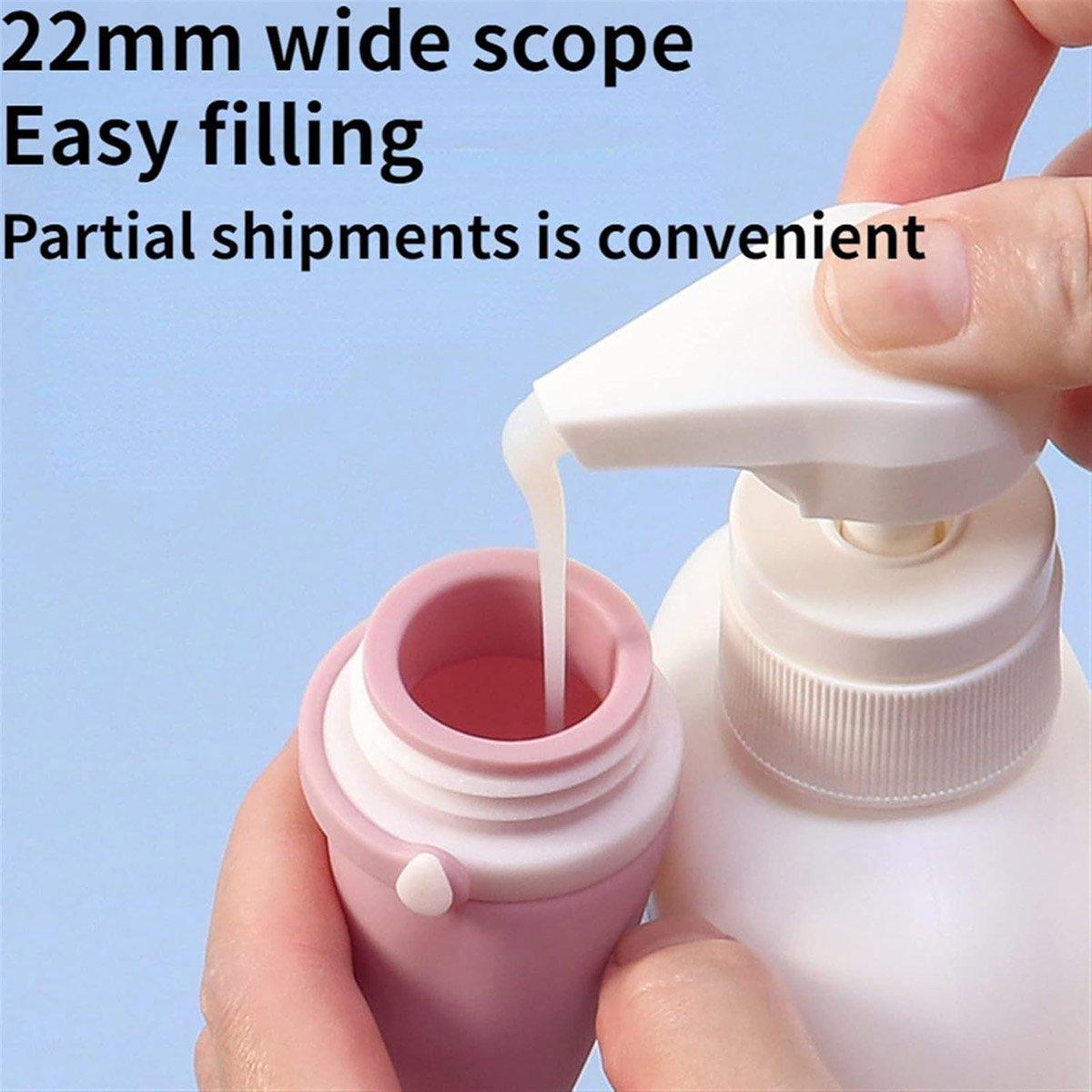 4 Pcs 30 ml Silicone Toiletry Travel Bottle Set – Product View 4