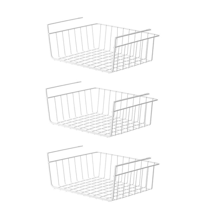 3 Pcs Under Shelf Wire Baskets for Storage