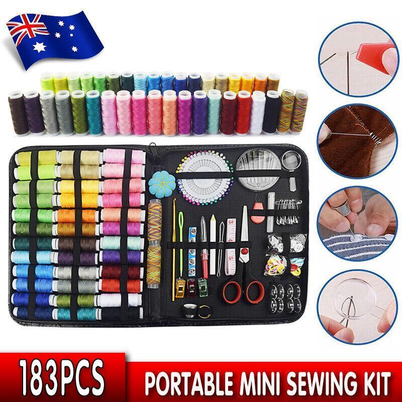 183 Pcs Portable Sewing Kit for Guest Room Repairs – Product View 2