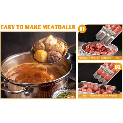 3 Pcs Stainless Steel Meatball Maker Set – Product View 4