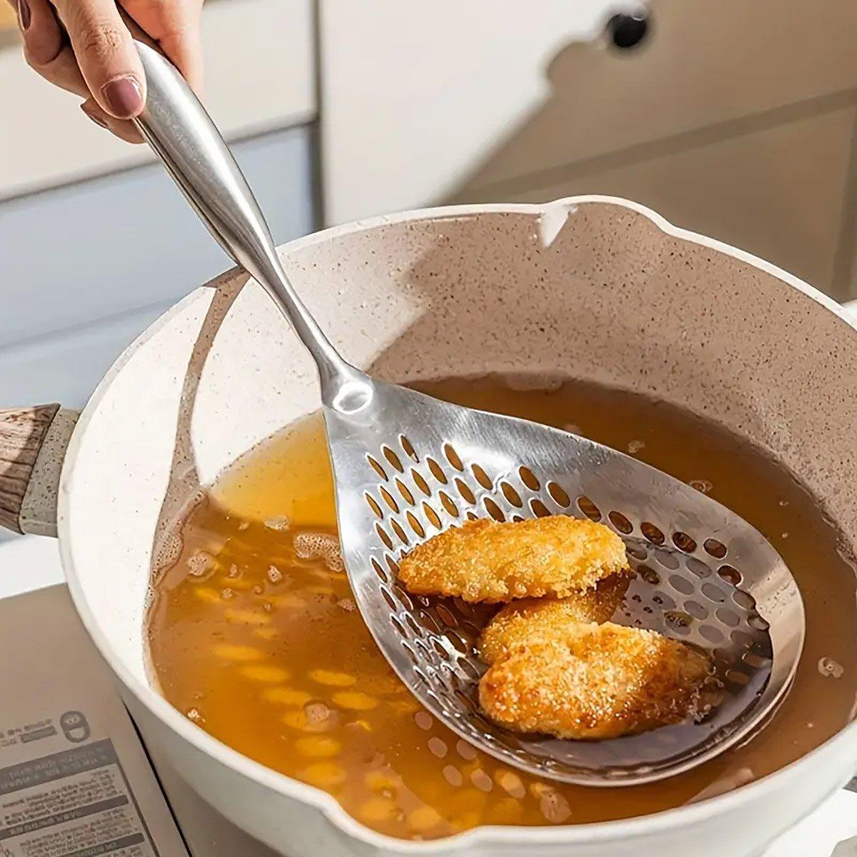 Stainless Steel Colander Spoon for Kitchen Use – Product View 7