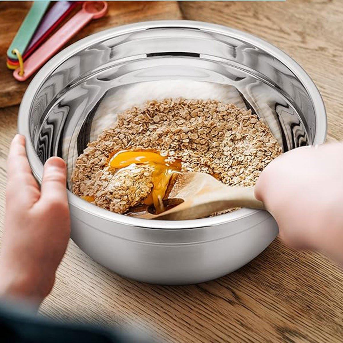 5 Pcs Stainless Steel Mixing Bowl Set for Kitchens – Product View 10