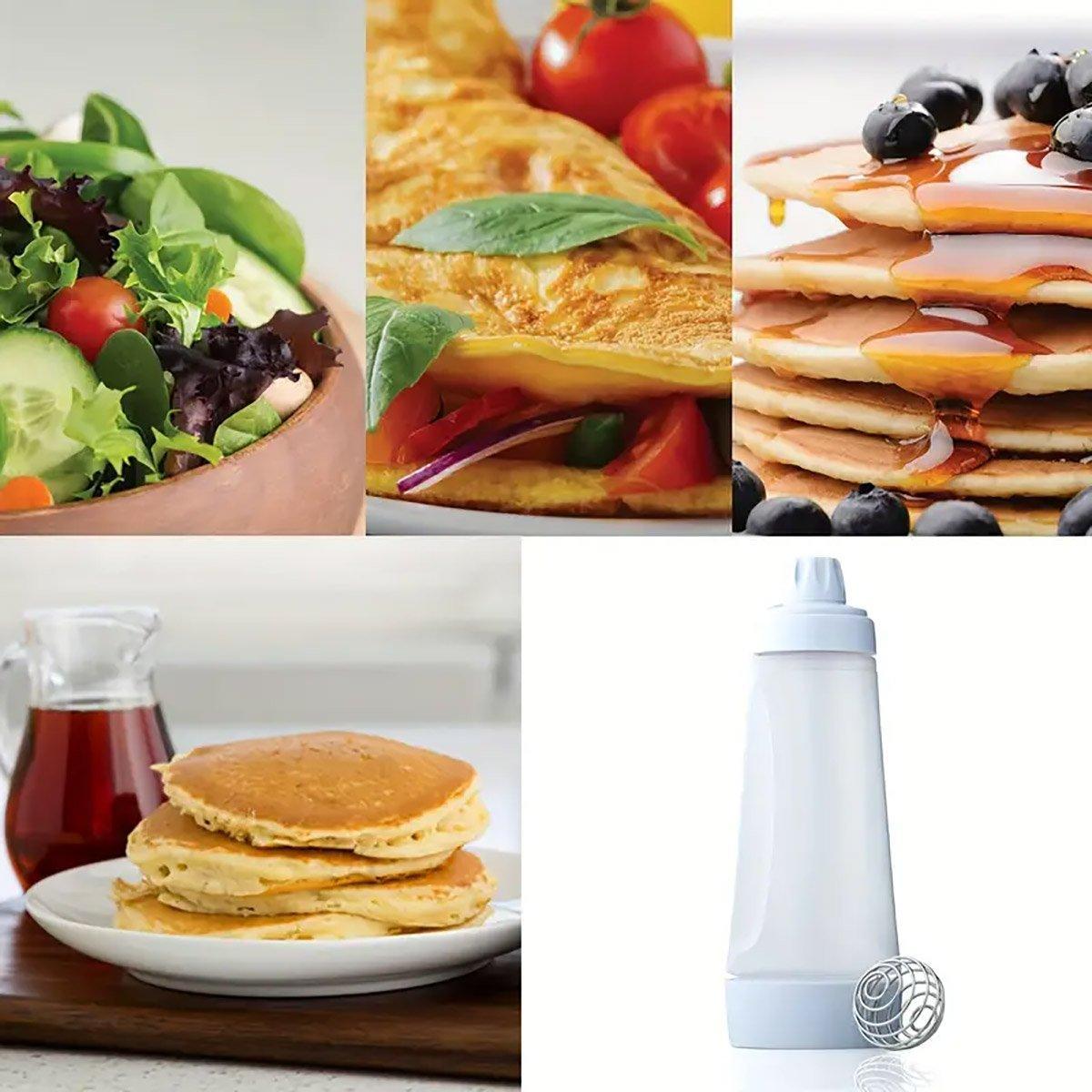 1000ml Batter Mixing Bottle with Mixing Ball – Product View 9