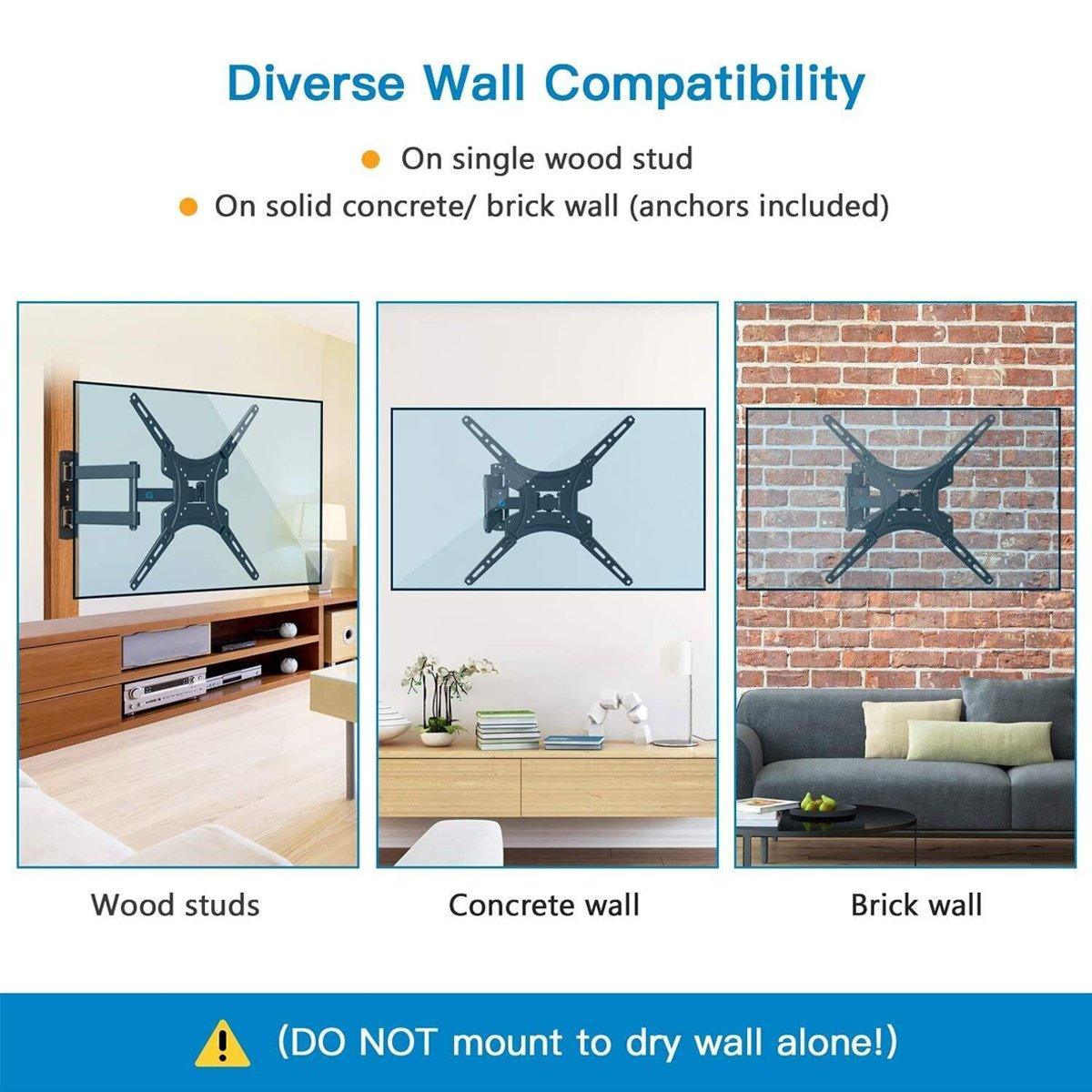 Adjustable TV Wall Mount for 32 to 55 Inch – Product View 5