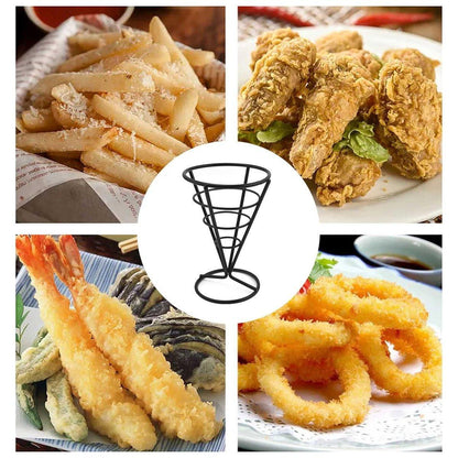 2 Pcs Cone Snack Baskets for Fries and Sides – Product View 8