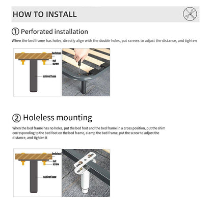 2 Pcs Adjustable Bed Support Legs for Frames – Product View 11