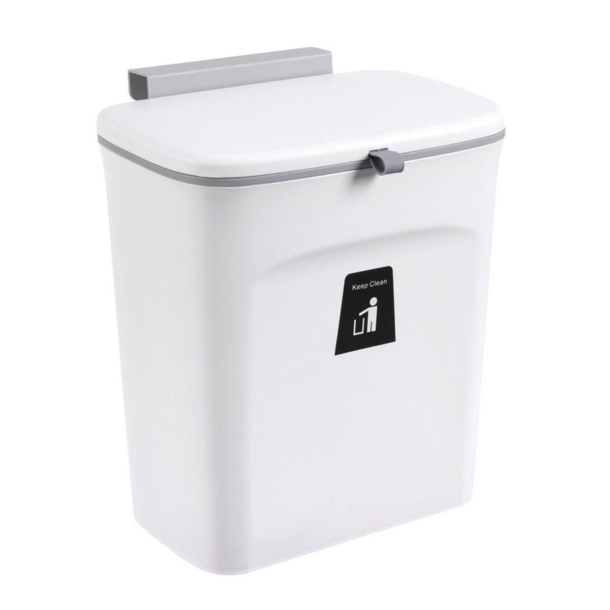 Hanging Waste Bin with Lid for Hotel Kitchens