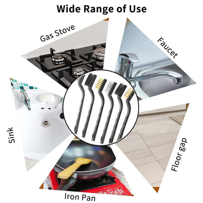 6 Pcs Gas Stove Cleaning Brush Set for Kitchens – Product View 7